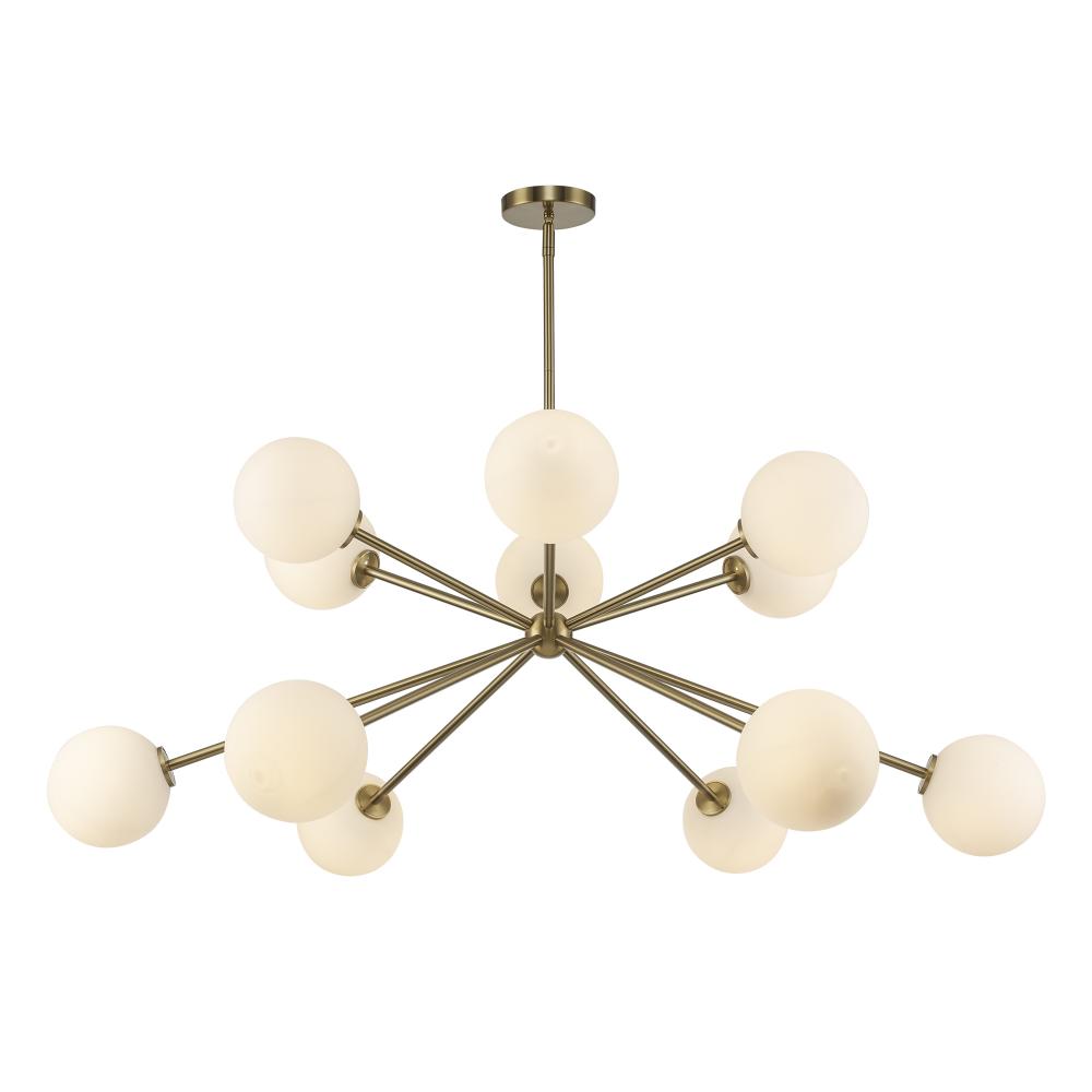12LT CHANDELIER-GLOBES-AG